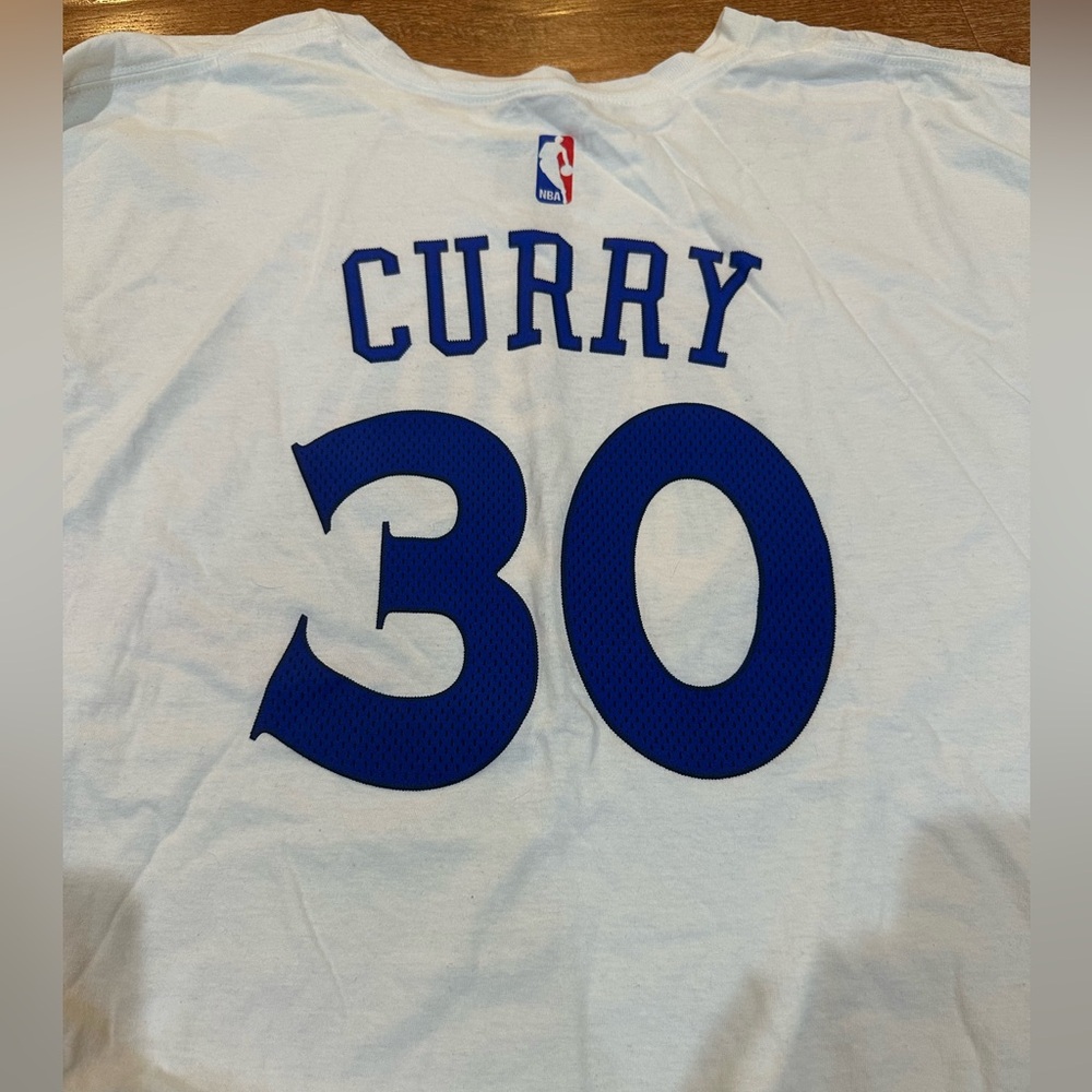 Adidas White NBA T-Shirt - Picture 5 of 6